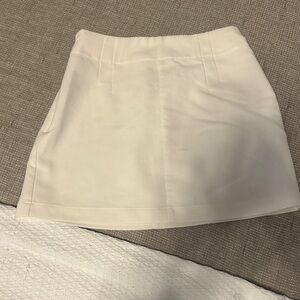 Abercrombie & Fitch Cream Mini Skirt